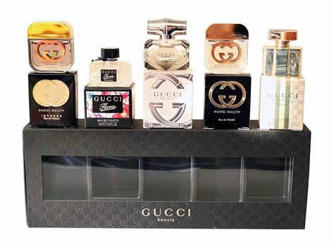 gucci parfum miniaturen dames|gucci miniature perfume set.